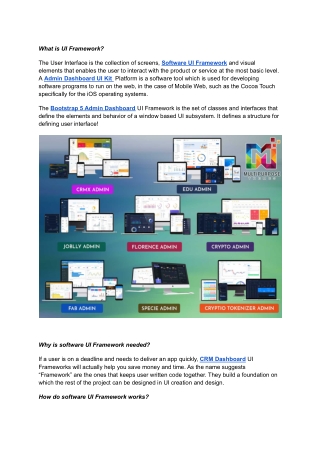 what is ui framework