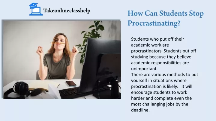 how can students stop procrastinating