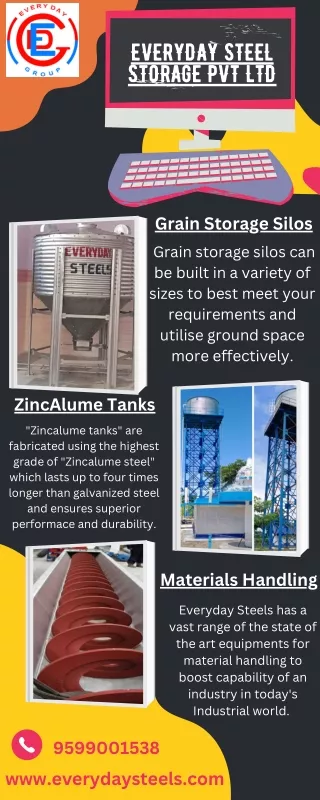 Grain Storage Silos | ZincAlume Tanks  | Materials Handling