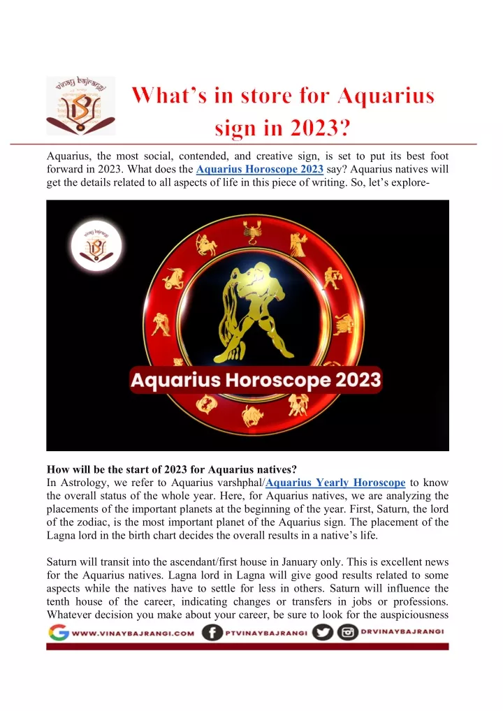 aquarius the most social contended and creative