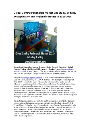 global gaming peripherals market size study