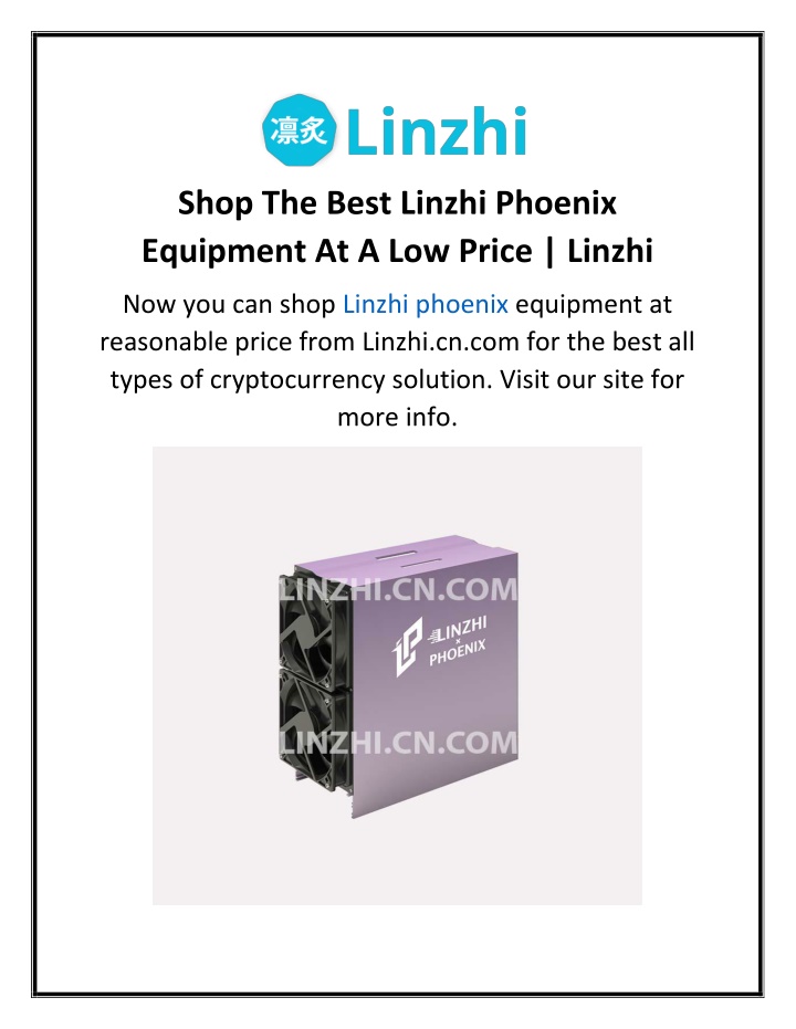 shop the best linzhi phoenix equipment