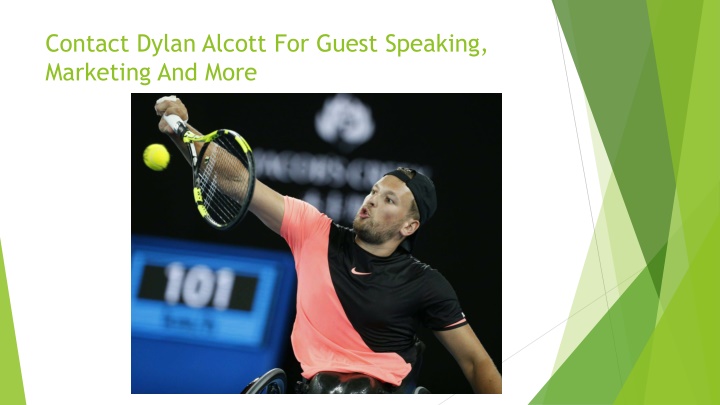 contact dylan alcott for guest speaking marketing and more