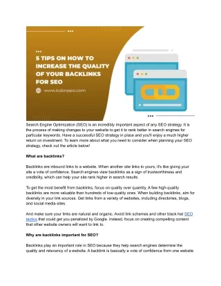 search engine optimization seo is an incredibly