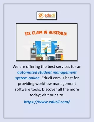 Automated Student Management System Online | Educli.com