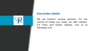 Forex Broker Rebates   Piprebate.com