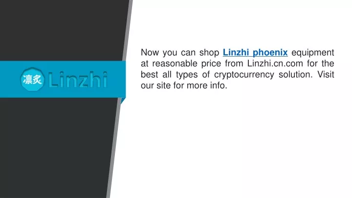 now you can shop linzhi phoenix equipment