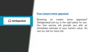 free instant home appraisal browsing an instant