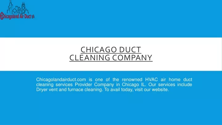 chicago duct cleaning company