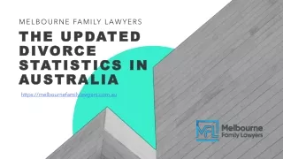 THE UPDATED DIVORCE STATISTICS IN AUSTRALIA - Melbourne Family Lawyers