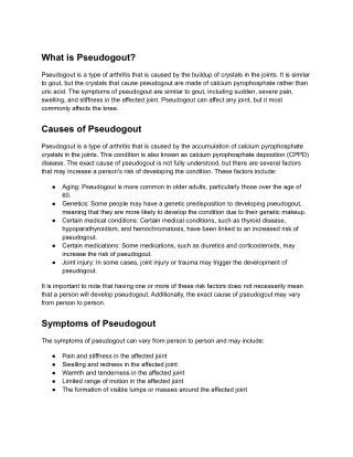 Say Goodbye to Pseudogout With Herbal Remedies