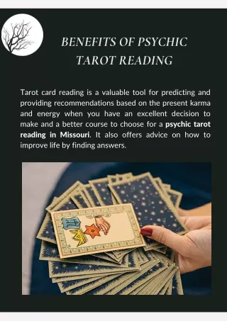 Seeking Psychic Tarot Reading In Missouri For Clarity In Life