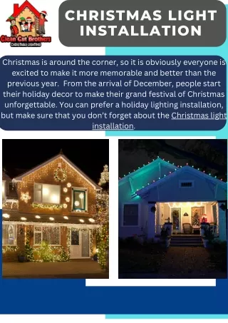 Hire Professional Christmas Light Installation For This Holiday Season