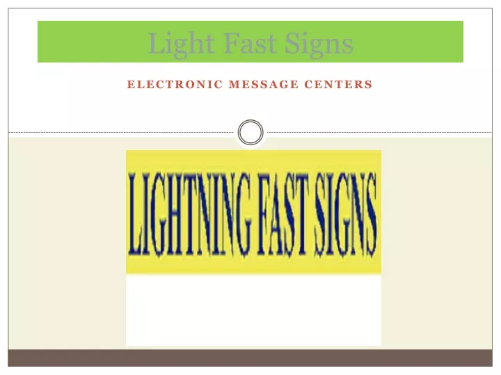 light fast signs