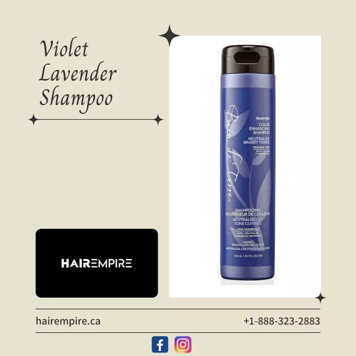 violet lavender shampoo