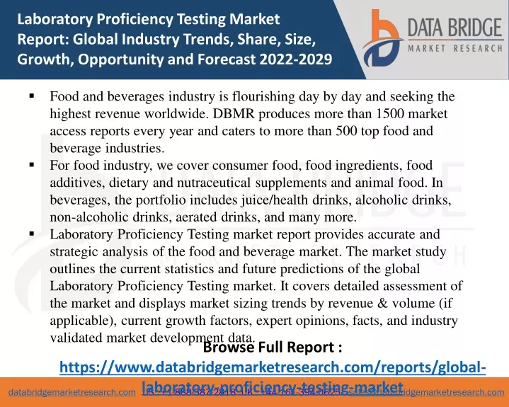 laboratory proficiency testing market report
