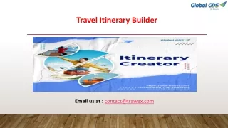 travel itinerary builder