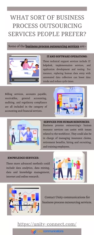 What Sort Of Business Process Outsourcing Services People Prefer?
