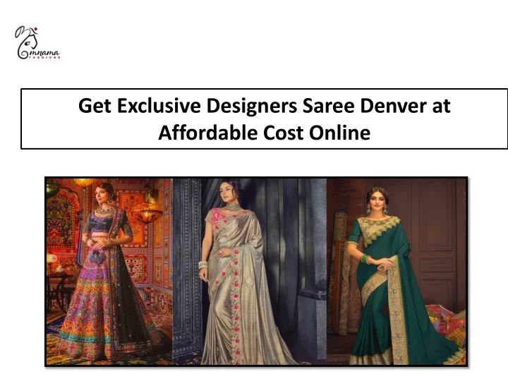 get exclusive designers saree denver