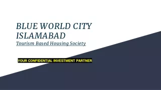 blue world city islamabad tourism based housing society