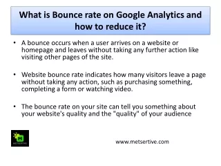 Why Tracking Google Analytics bounces is critical?