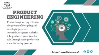 Product engineering services company