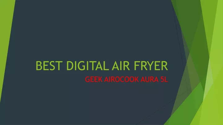 best digital air fryer