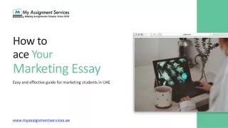 How to ace Your Marketing Essay in UAE