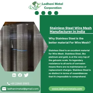 SS Wire Mesh| SS Clamp| Titanium Tank| Titanium Ball Valve-Ladhani Metal Corp