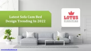Latest Sofa Cum Bed Design Trending In 2022