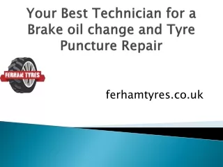 Your Best Technician for a Brake oil change