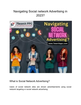 What is Social Network Advertising