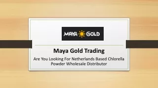 Looking For Organic Ingredient Supply Company In Netherlands