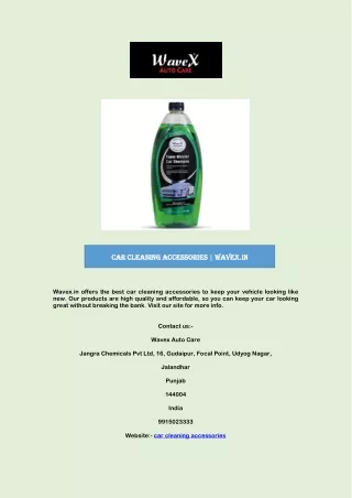car car cleaning cleaning accessories