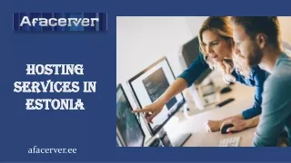 Hosting Services In Estonia