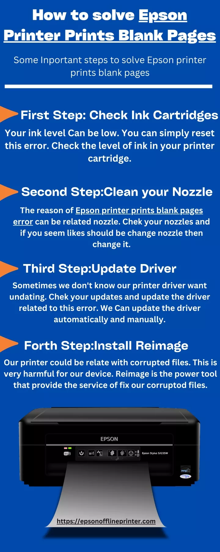 PPT Reason of Epson Printer Print Blank Pages [Solved] PowerPoint