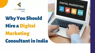 Hire Digital Marketing Consultant In India - axiusSoftware
