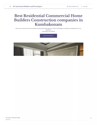 sg associates builders and developers