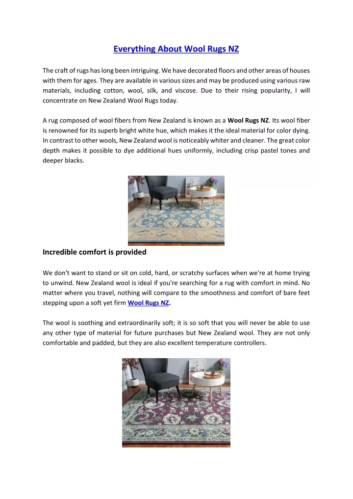 everything about wool rugs nz