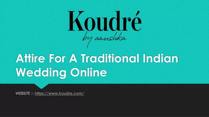 attire for a traditional indian wedding online