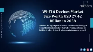 Global Wi-Fi 6 Devices Market to Experience Significant Growth by 2030