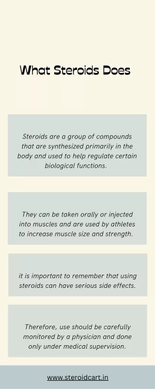 what steroids does
