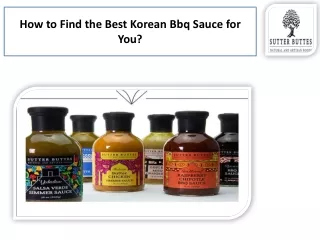Korean BBQ Sauce & Olive Oil
