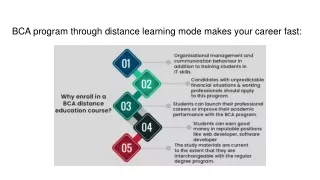 bca program through distance learning mode makes your career fast