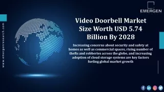Video Doorbell Market Size Incredible Possibilities And Growth Analysis 2028