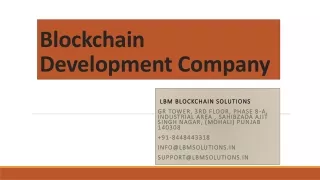 blockchain development company