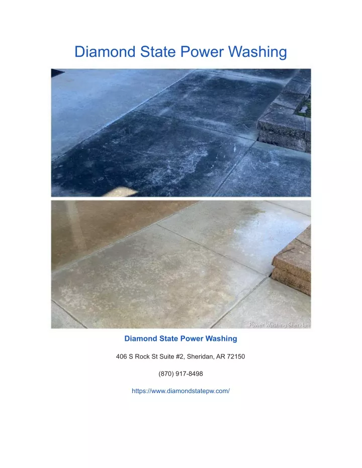 diamond state power washing