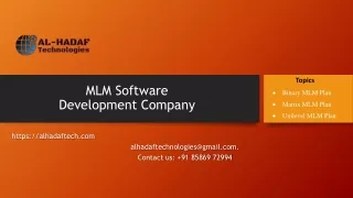 Best MLM Software Development Company in Delhi