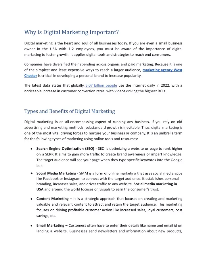 why is digital marketing important