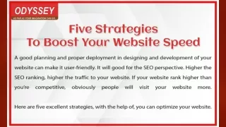 5 Strategies To Boost Your Website Speed | Website Development Company India